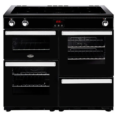 Belling Cookcentre 100EI Electric Range Cooker With Induction Hob Black Belling Cookcentre 100EI Electric Range Cooker With Induction Hob Black
